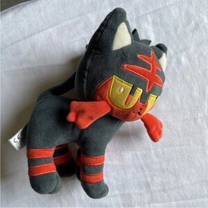 Pokemon Black and Red Cat Plush Toy Pokemon
